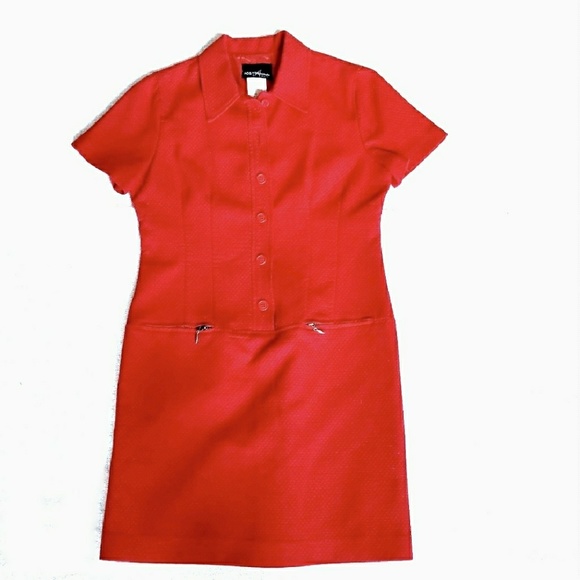 Positive Attitude Dresses & Skirts - POSITIVE ATTITUDE PETITES Red Career Dress